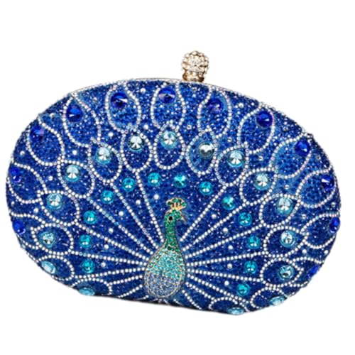 Sac de soirée pour femme orné de strass étincelants précieux