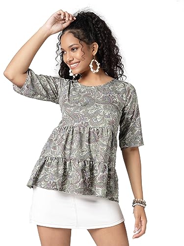 Image of OOMPH! Women's Polyester Regular Fit Shirt