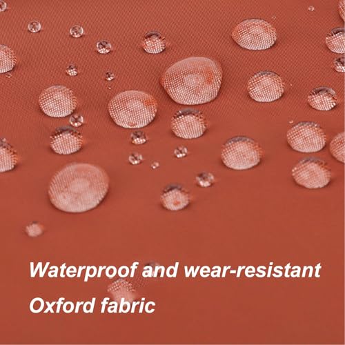 Waterproof 2-Way Commuter Bag, Oxford Large Capacity Convertible Shoulder Bag, Anti-Theft Travel Tote, For Travel (Red)3