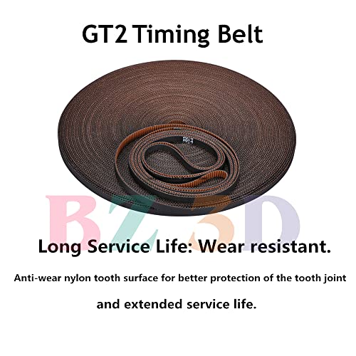 Bz 3D Gt2 Timing Belt 6Mm Width Non-Slip Version,For Prusa I3, Ender 3, Cr-10, Anet A8, I3 Mega 3D Printer Ect (10M ) #TOP3