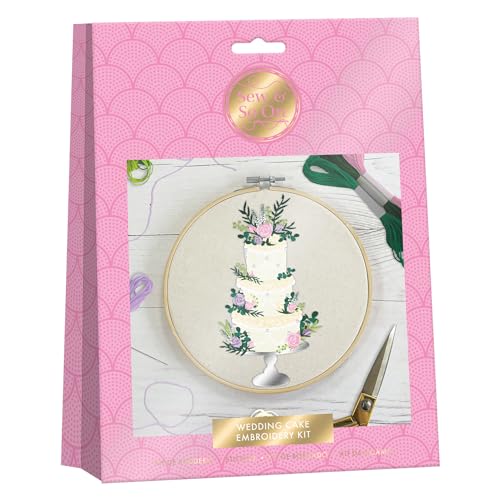 Kit de broderie gâteau de mariage couture loisir créatif adulte enfant