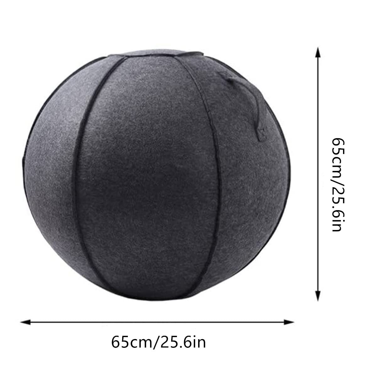 Copertura per Sedia Pilates Yoga Ball, Copertura per Sedia Exercise Ball, Copertura per Palla D'equilibrio, Coperture Protettive Antipolvere con Maniglia