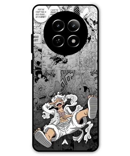 Image of Premium Anime 2 Case for Realme C65 (Glossy Finish) Soft-Touch Metal TPU Back Cover, Shockproof, Designer, Aesthetic Mobile Phone Case