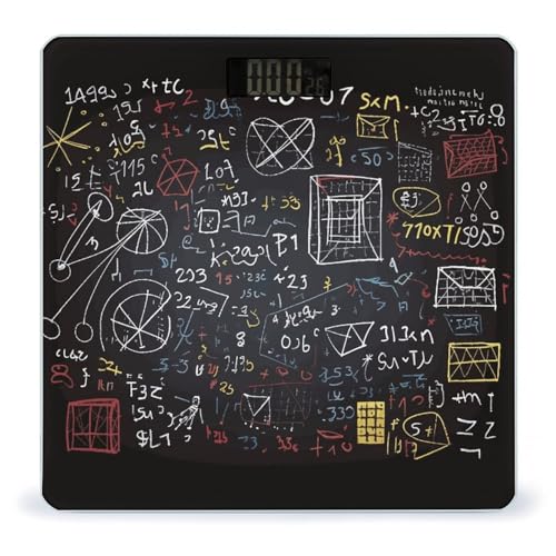 Báscula Digital de Vidrio Templado para Baño 10.2x10.2x0.98 pulgadas