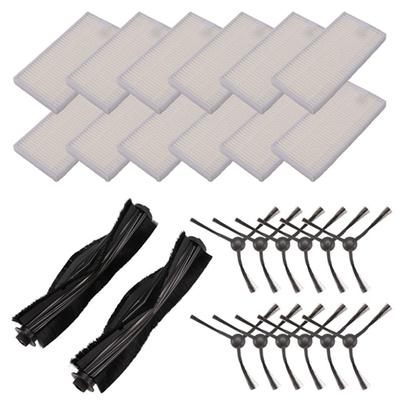 Główna szczotka boczna filtr HEPA części zamienne, kompatybilne z Midea W20 / W20 Pro robot odkurzający akcesoria