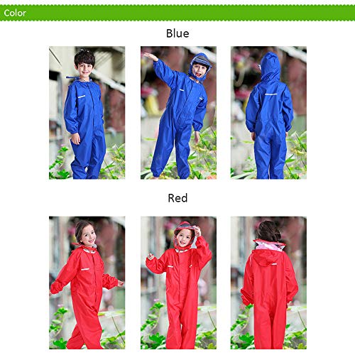 Zwbfu Capa de chuva infantil respirável impermeável para crianças, meninos, meninas, estudantes, cap