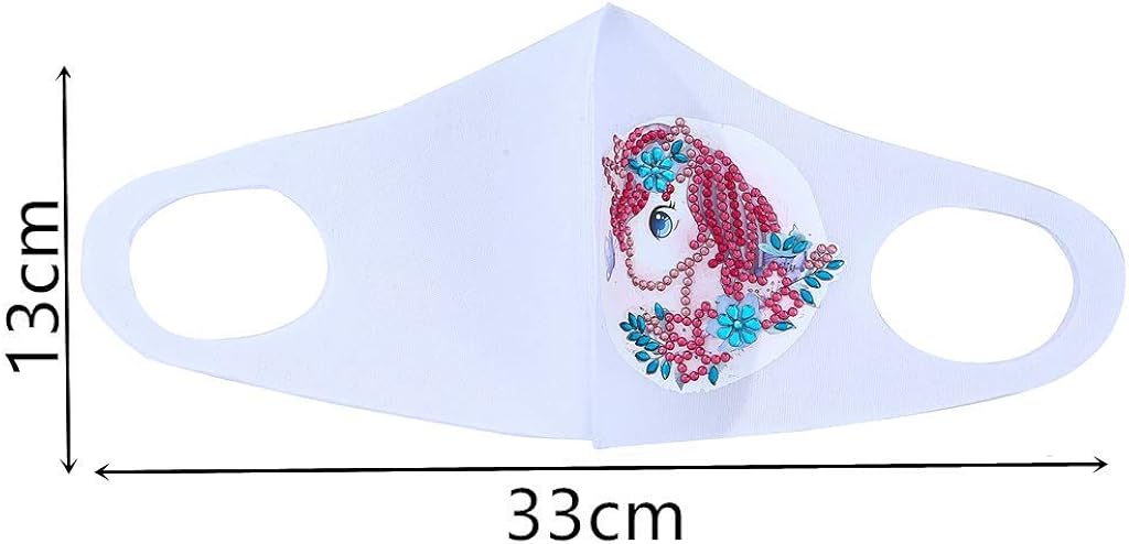 Full Drill Diamond Art 5d Diy Painting Kit For Adult, Diy Face_masks Reusable Protection Safety Washable Protective Cover For Women Teen Girls School Work Outdoor Embroidery Pictures Crafts : Arts, Crafts & Sewing