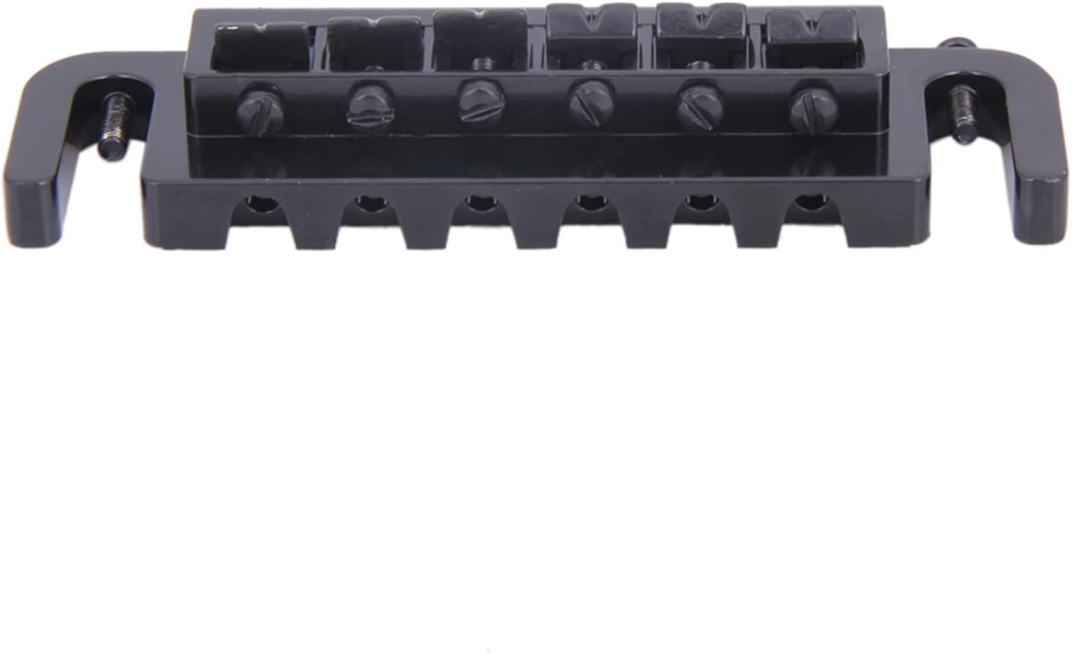Wraparound Bridge Saitenhalter Wraparound Bridge Stop Saitenhalter Wrap Around Verstellbare Kombination Sattel Brücke Saitenhalter für LP SG Gitarre Bridge Teile Ersatz