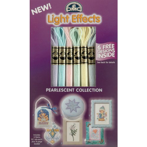 DMC Light Effects Floss Pack 8.7yd 6/Pkg, Pearlescent