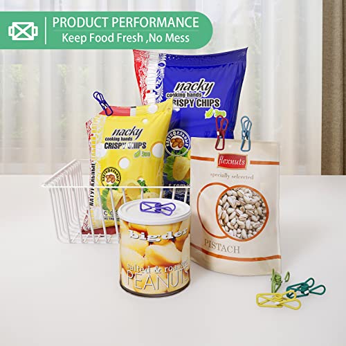 Chip-Clips-30-Pack-Clothes-Pins-Bag-Clips-Food-Clips-Paper-Clips-Bag-Clips-for-Food-Kitchen-Clips-2-Inch-Clothespins-for-Photo-and-Crafts-Metal-Clips-for-Indoor-and-Outdoor-Uses