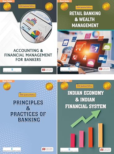 Image of Macmillan JAIIB Exam Combo Pack - 4 Books Revised 2026 edition| Retail Banking & Wealth Management, Indian Economy & Indian Financial System, ... Principles & Practices of Banking | By IIBF