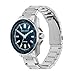 Armani Exchange A｜X Men's Three-Hand Date Silver-Tone Stainless Steel Bracelet Watch (Model: A|X1950)