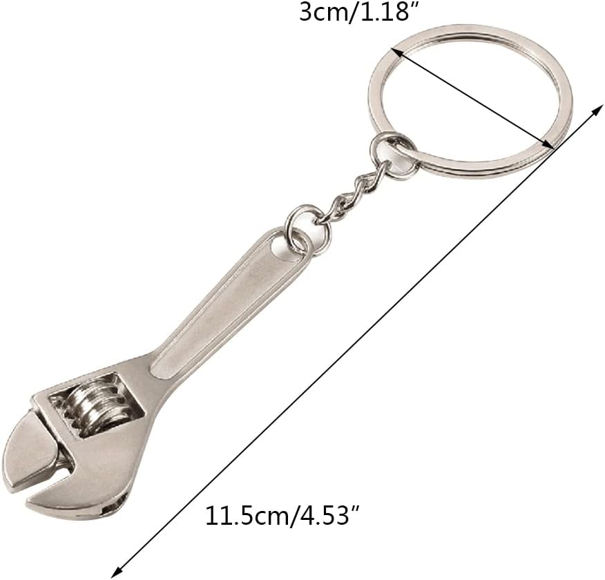 Metal Adjustable for Creative Tool Wrench Spanner for Key Chain Keyring Alloy Hand Tool Motorcycle