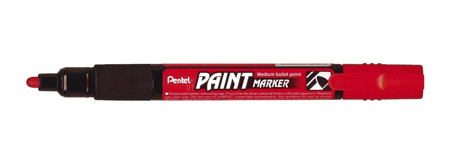 Marqueur permanent Pentel MMP20 rouge à encre peinture ultra couvrante