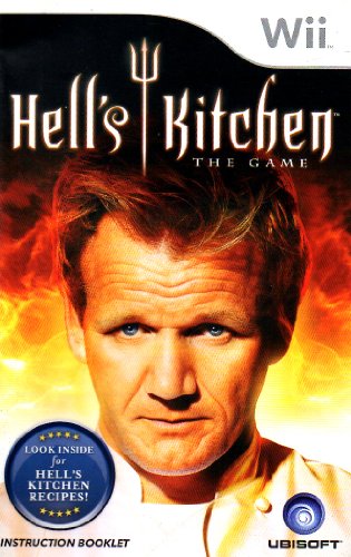 Hell's Kitchen Wii Instruction Booklet (Nintendo Wii Manual Only - NO GAME) [Pamphlet only - NO GAME INCLUDED] Nintendo