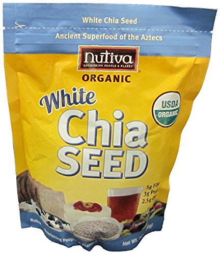 Organic Chia Seeds White 12 Ounces (Case of 6)