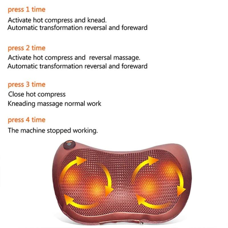 Shivom New Deep Heel Pilo Shiatsu Infrared Heat Therapy with Masagar 3 Mode Settings. Massage deep tissue for relieving shoulder, neck and back pain Shivom New Deep Heel Pilo Shiatsu Infrared Heat Therapy with Masagar 3 Mode Settings. Massage deep tissue for relieving shoulder, neck and back pain