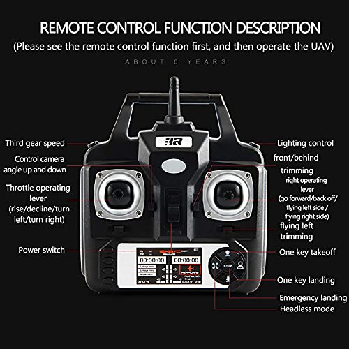 Dron de control remoto SH5 con mantenimiento de altitud y cámara 7