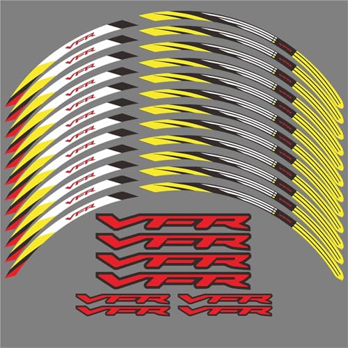Bande jante étanche VFR1200F autocollant de roue moto aménagement extérieur