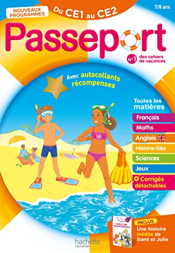 Passeport - Du CE1 au CE2 7/8 ans - Cahier de vacances 2025