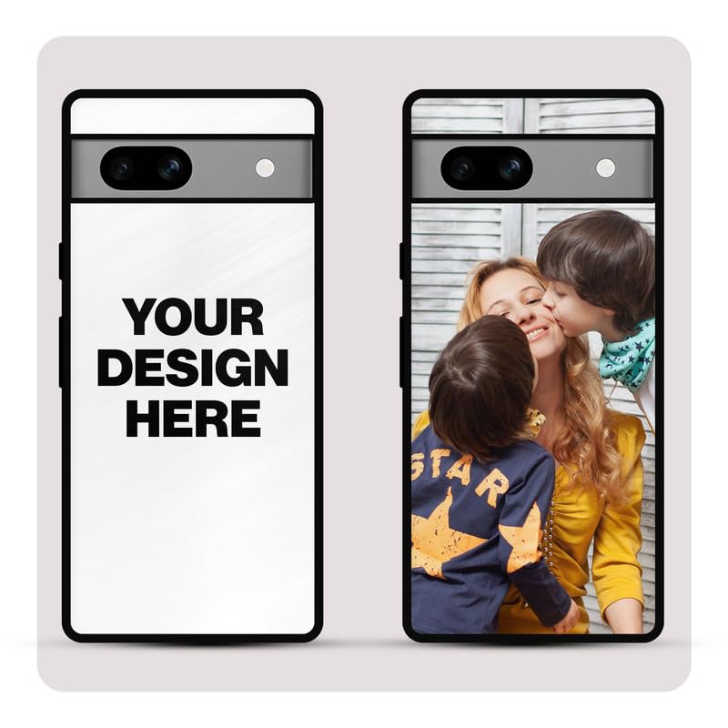 Image of Personalized Back Cover for Google Pixel 7A | Custom Case with Name, Photo or Logo | PrintShield Hybrid with Soft TPU Grip & Scratch Protection