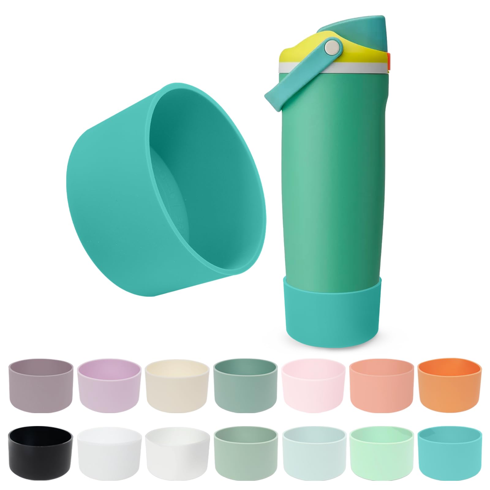 Kaitiaki Silicone Boot for Owala 30oz & 40oz FreeSip Sway Bottles & Tumblers - Non-Slip, Scratch-Resistant, Stability Enhancer, Available in 18 Colors (Summer Soiree) — image 1