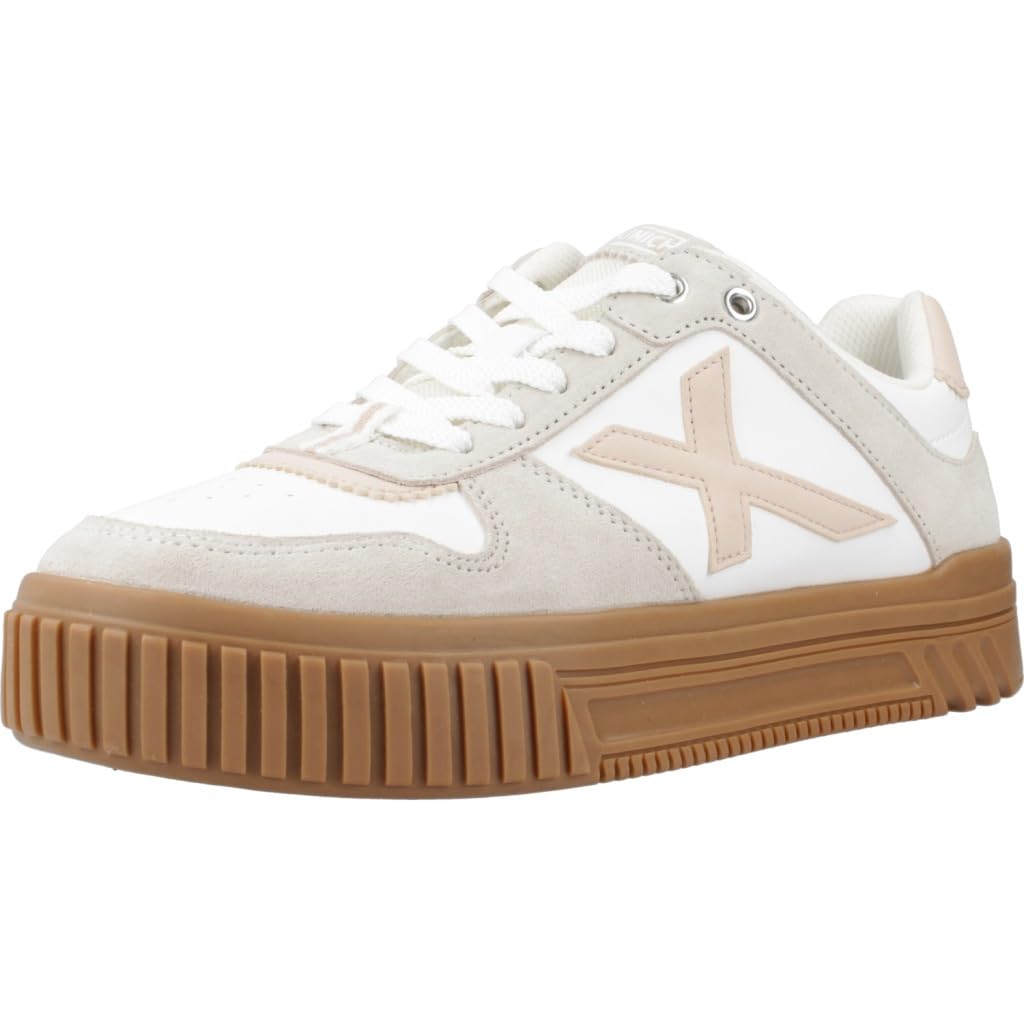 Munich Unisex Mina Sneaker, White, 3.5 UK
