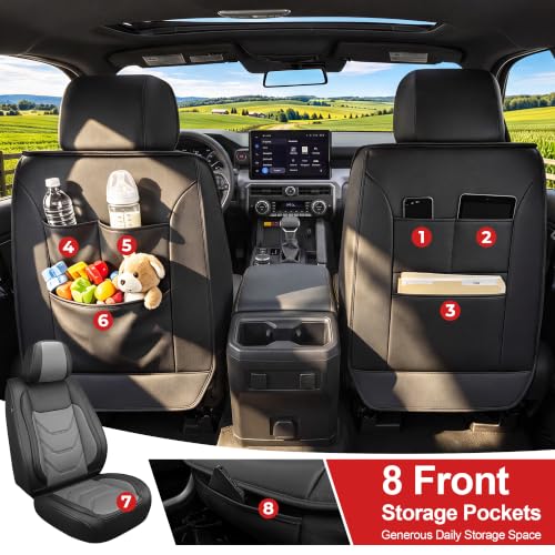 JIAMAOXIN for 2026 Toyota Tacoma Seat Covers 2024 2025 2026 4th Gen Tacoma by JIAMAOXIN - Used condition - Image 3
