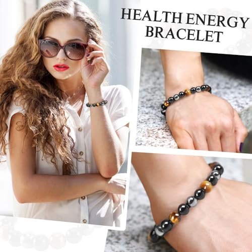Image of Stone Bracelet for Men & Women | Natural Crystal for Wealth | Protection | Confidence & Success | Adjustable Healing Bracelet for Meditation | Reiki & Spiritual Energy