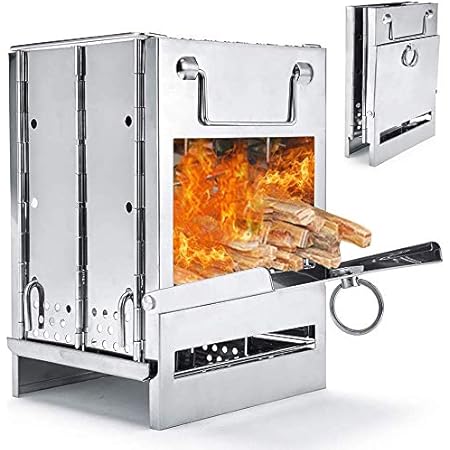 Amazon Chanodug Outdoorポケットコンロミニ焚き火台ミニコンロミニbbqコンロ収納バッグ付 Chanodug Outdoor バーベキューコンロ 焚火台