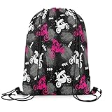 Mochilas Piloto De Motocross De Deportes Extremos De Motocross Guardarla Gymsack Ajustable Bolsa De Gimnasio Cordón para Viaje Fútbol Playa 39X46Cm