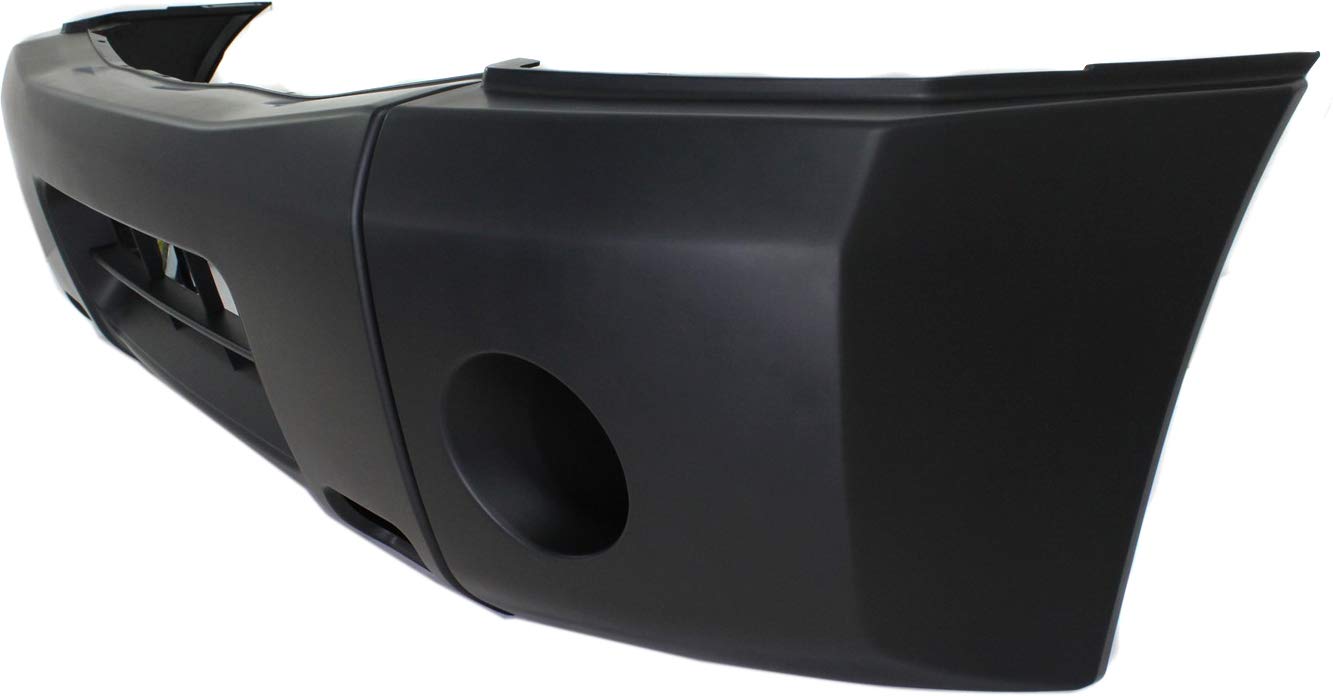 Evan Fischer Front Bumper Cover Compatible with 2004-2014 Nissan Titan Plastic Primed Sub-Model S XE