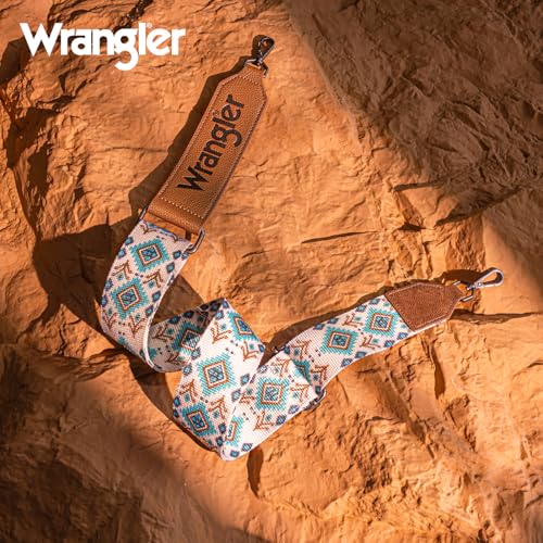 Image of Wrangler Strap Western Purse Straps Replacement Crossbody Handbag Adjustable Aztec Wide Guitar Strap