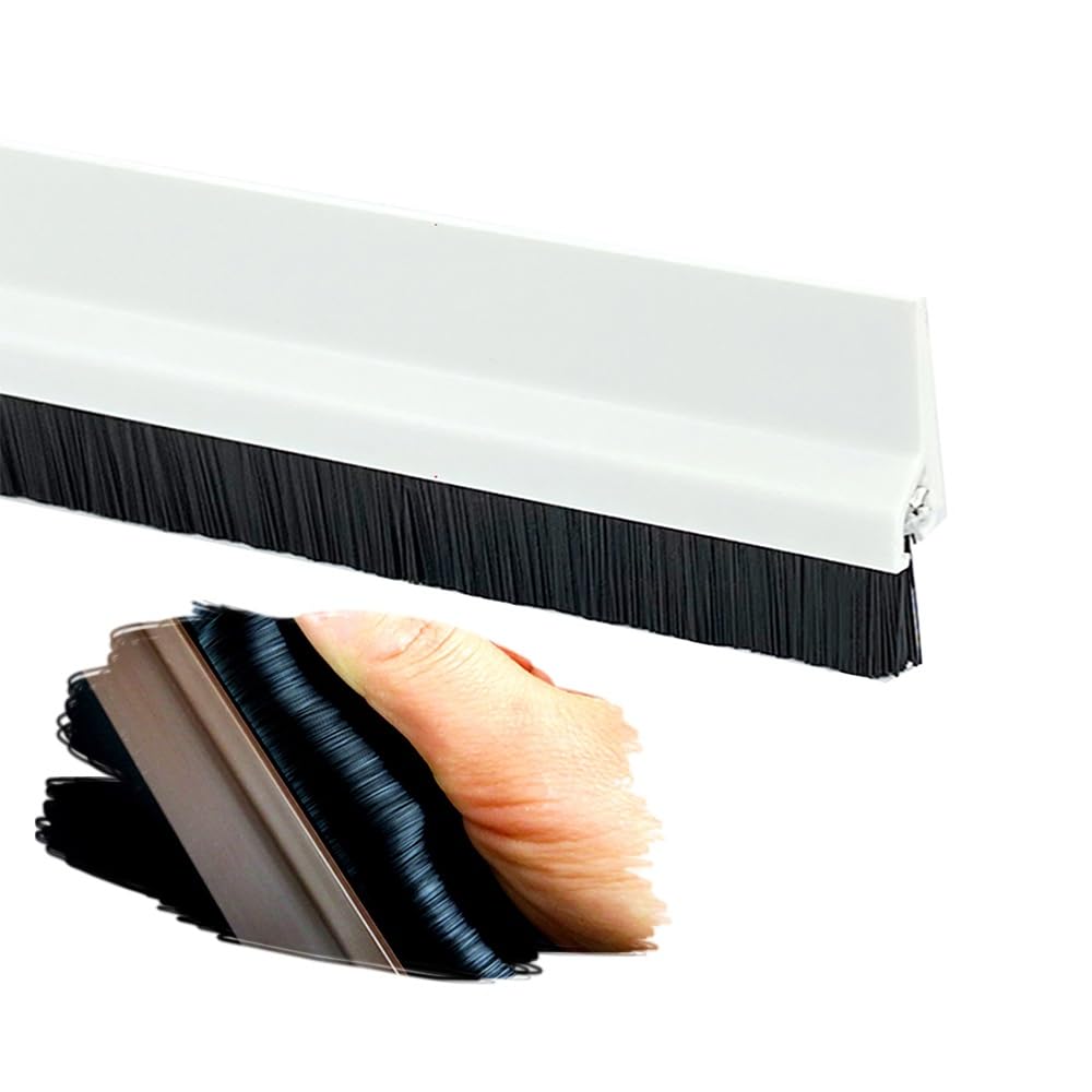 Paraspifferi Per Porte Bianco Guarnizione Porta Blindata Paraspifferi Sottoporta Per Finestre, Porte Del Garage, Porte Avvolgibili(35”x10pack)