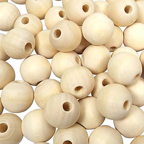 TOAOB Perles en Bois Rondes 20mm Cover
