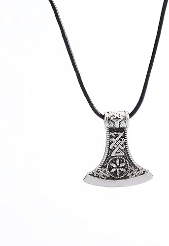 Miniatura 2 de Gargantilla de cadena regalos de joyería para mujer cadena Mjolnir collar de hacha colgante gótico joyería nórdica collares y colgantes Y-2K