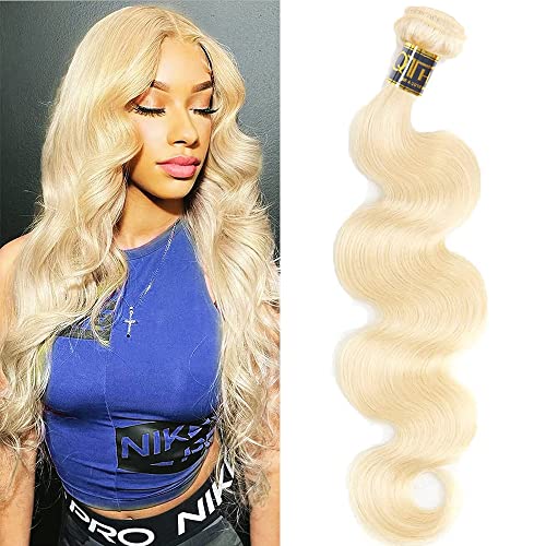 QTHAIR 613 Bundle Body Wave Human Hair 12A Grade Light Blond