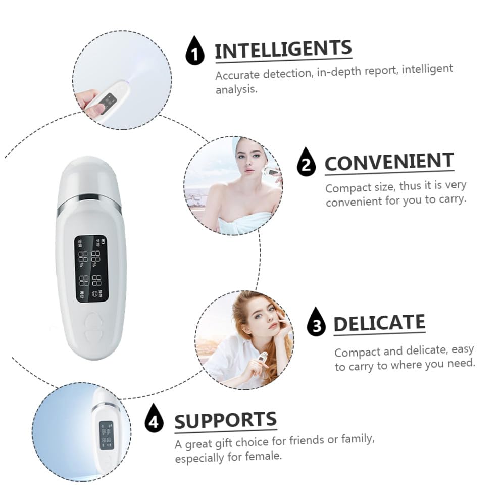Analyseur de peau digital jojofuny : testeur d'hydratation visage précis - 3