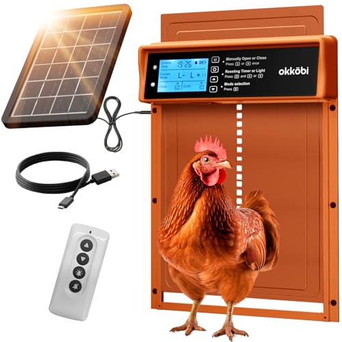 OKKOBI Solar Coop Door