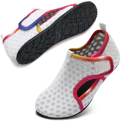 Image of WateLves Kids Water Shoes Toddler Girls Boys Barefoot Non-Slip Quick Dry Aqua Socks for Beach Swim Walking