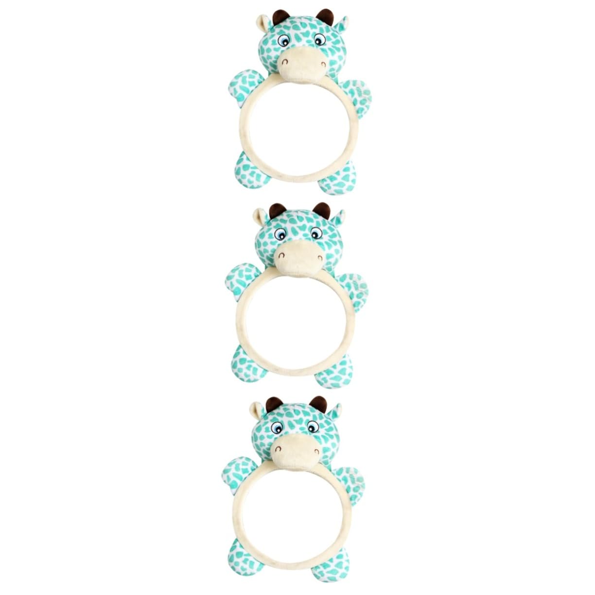 Gatuida 3pezzi Specchio Retrovisore Regolabile Per Forma Di Cervo Specchio Di Osservazione Adorabile Per Facile Da Installare e Sicuro Materiale Resistente Agli Urti Design Creativo e
