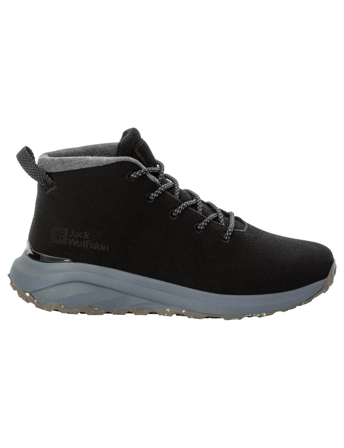 Jack Wolfskin Women's Campfire Wool Mid Trainers, Phantom, 7 UK