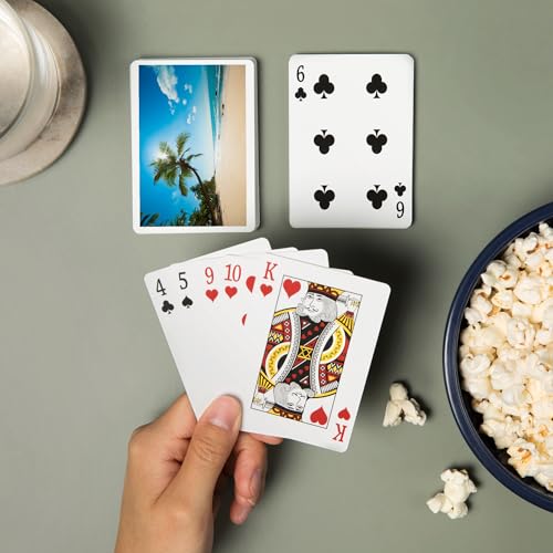 Baraja Tropical Beach con Palma, 52 Cartas Póker miniatura 2