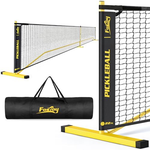 Portable Pickleball Net Set, 22FT Regulation Size...