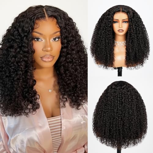 Arabella Glueless Wigs Human Hair 16inch Special Curly Wave Human