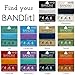 BAND[it] Minimalist Wallet – Slim Silicone Elastic Money Band – Front Pocket Credit Card Holder & Cash Strap – EDC Wallet Alternative (Black)