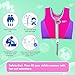 OMYAFL Toddler Swim Vest Kids Floaties Boys Girls Swim Float Jacket Buoyancy Swimwear (Pink, Small(1-2yrs/22-33lbs))