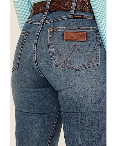 Wrangler Women's Retro Vintage Medium Shelby Trouser Jeans - 11MPESY 27W x 30L Blue4