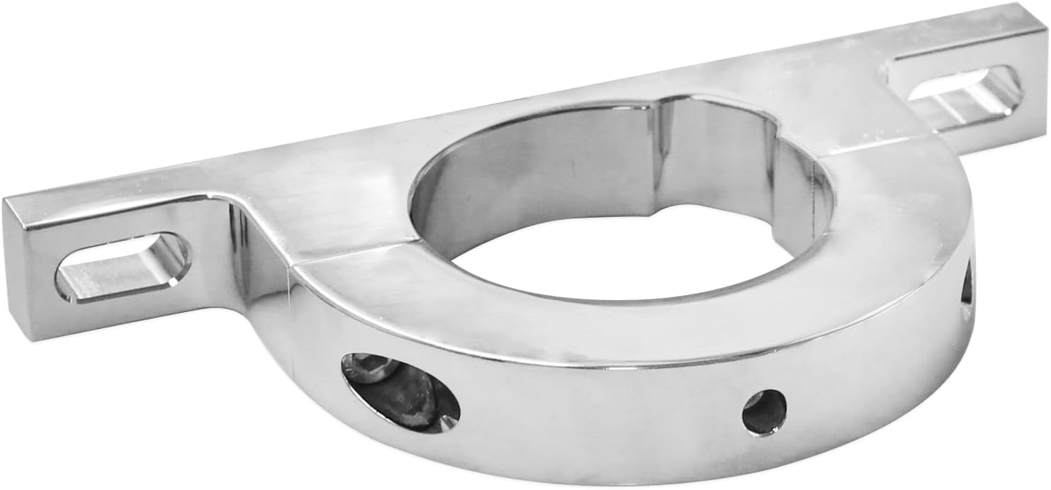 2" Steering Column Swivel Base Polished Keyed Mount Floor Combo