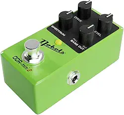 ODR-MINI 2 Pedal de Overdrive Compacto com Controle SPECTRUM, Corte de Graves e Knobs 'Glow in the Dark' - 9V~18V DC, True Bypass, Ideal para Blues, Rock e Hardrock